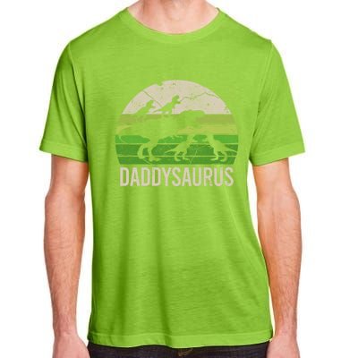 Daddy Dinosaur Gift Daddysaurus Rex 4 Cool Gift Cool Gift Adult ChromaSoft Performance T-Shirt