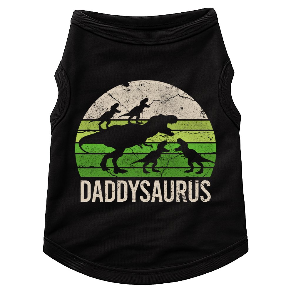 Daddy Dinosaur Gift Daddysaurus Rex 4 Cool Gift Cool Gift Doggie Tank