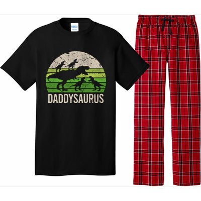 Daddy Dinosaur Gift Daddysaurus Rex 4 Cool Gift Cool Gift Pajama Set