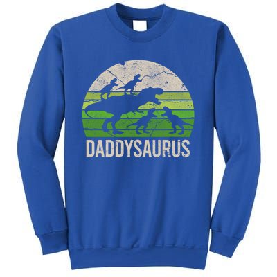 Daddy Dinosaur Gift Daddysaurus Rex 4 Cool Gift Cool Gift Sweatshirt