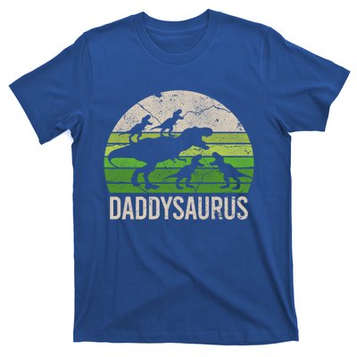 Daddy Dinosaur Gift Daddysaurus Rex 4 Cool Gift Cool Gift T-Shirt