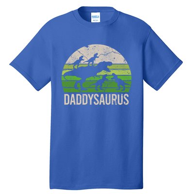 Daddy Dinosaur Gift Daddysaurus Rex 4 Cool Gift Cool Gift Tall T-Shirt