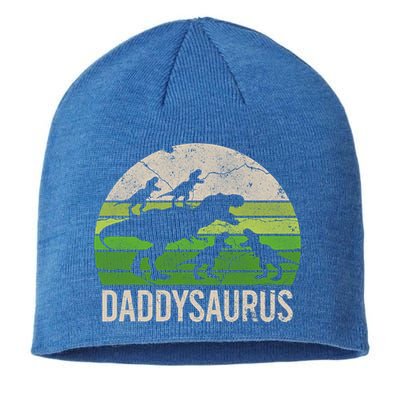 Daddy Dinosaur Gift Daddysaurus Rex 4 Cool Gift Cool Gift Sustainable Beanie