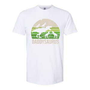 Daddy Dinosaur Gift Daddysaurus Rex 4 Cool Gift Cool Gift Softstyle CVC T-Shirt