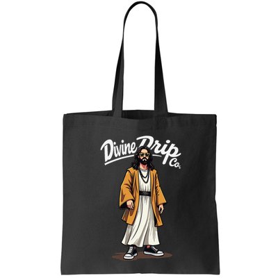 Divine Drip Gen Z Slang He Is Rizzen Funny Jesus Meme .Png Bag