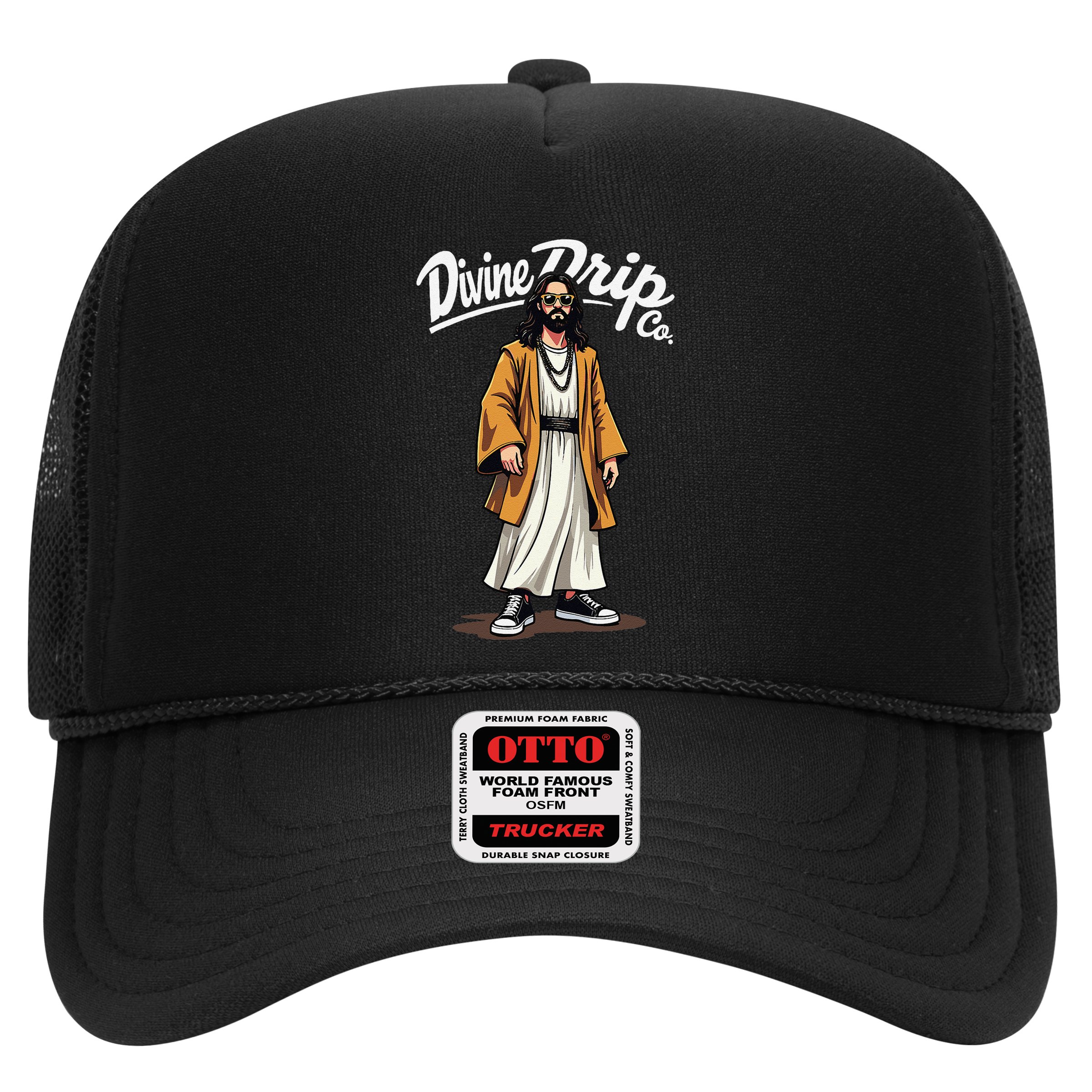 Divine Drip Gen Z Slang He Is Rizzen Funny Jesus Meme .Png Hat