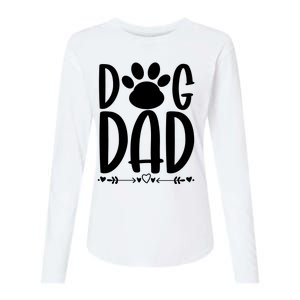 Dog Dad Gift Womens Cotton Relaxed Long Sleeve T-Shirt