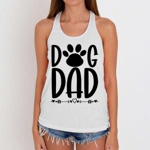 Dog Dad Gift Women's Knotted Racerback Tank