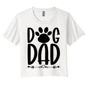 Dog Dad Gift Women's Crop Top Tee