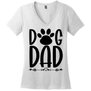 Dog Dad Gift Women's V-Neck T-Shirt