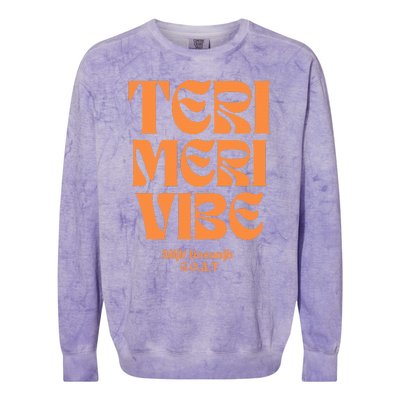 Diljit Dosanjh Goat Typography Colorblast Crewneck Sweatshirt