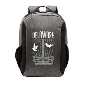 Delaware Disc Golf Player Breaking Chains Birdie Gift Vector Backpack