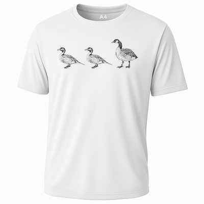 Duck Duck Goose Game Witty Teacher Hunter Cooling Performance Crew T-Shirt