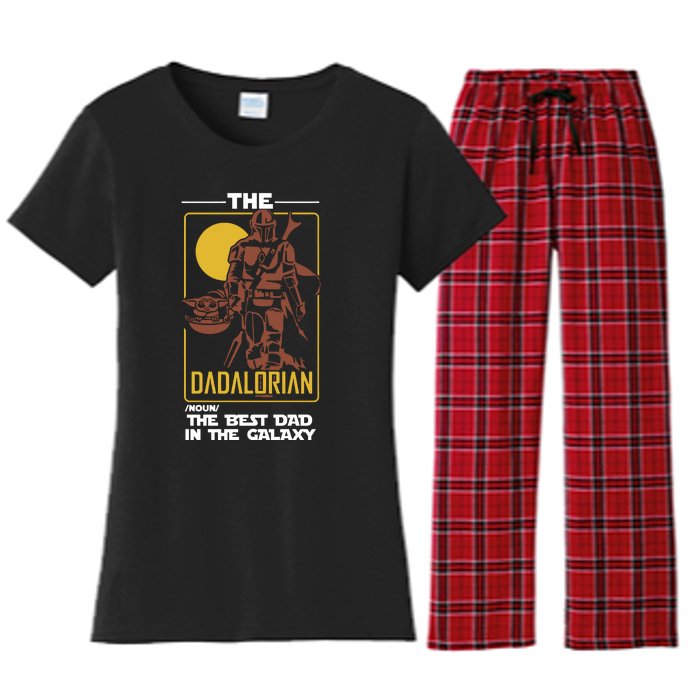 Dadalorian Dad Gift Father's Day Gift For Dad Father's Day Gift Women's Flannel Pajama Set