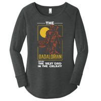 Dadalorian Dad Gift Father's Day Gift For Dad Father's Day Gift Women's Perfect Tri Tunic Long Sleeve Shirt