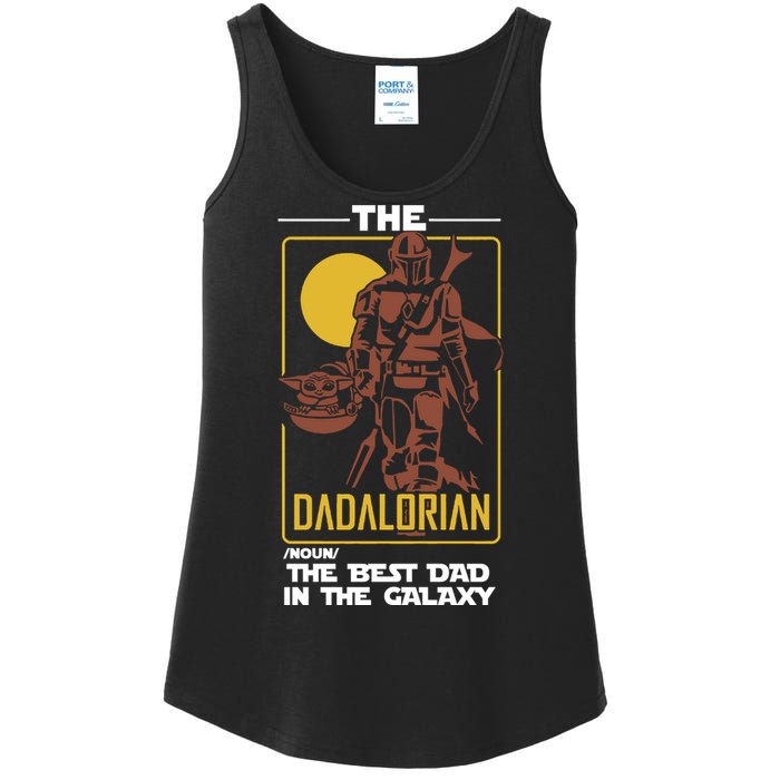 Dadalorian Dad Gift Father's Day Gift For Dad Father's Day Gift Ladies Essential Tank