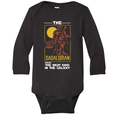 Dadalorian Dad Gift Father's Day Gift For Dad Father's Day Gift Baby Long Sleeve Bodysuit