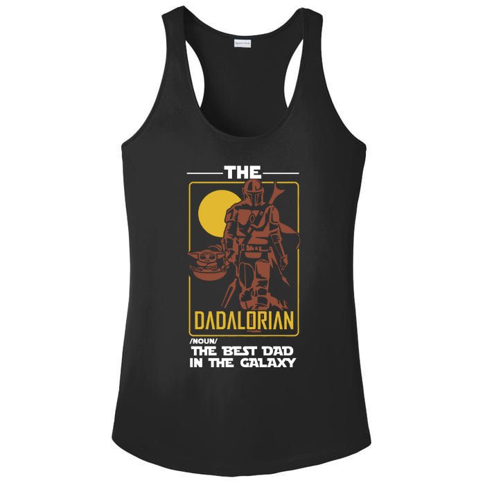 Dadalorian Dad Gift Father's Day Gift For Dad Father's Day Gift Ladies PosiCharge Competitor Racerback Tank