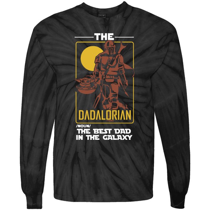 Dadalorian Dad Gift Father's Day Gift For Dad Father's Day Gift Tie-Dye Long Sleeve Shirt