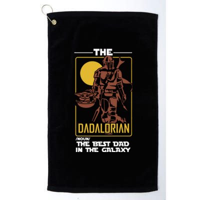 Dadalorian Dad Gift Father's Day Gift For Dad Father's Day Gift Platinum Collection Golf Towel