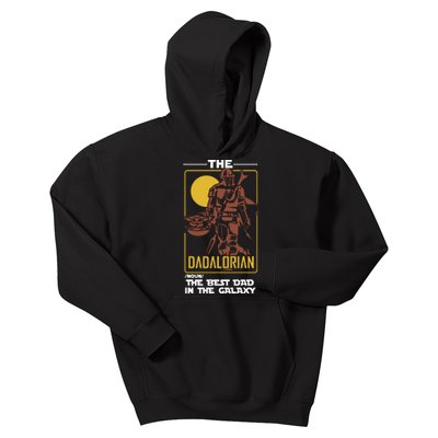 Dadalorian Dad Gift Father's Day Gift For Dad Father's Day Gift Kids Hoodie