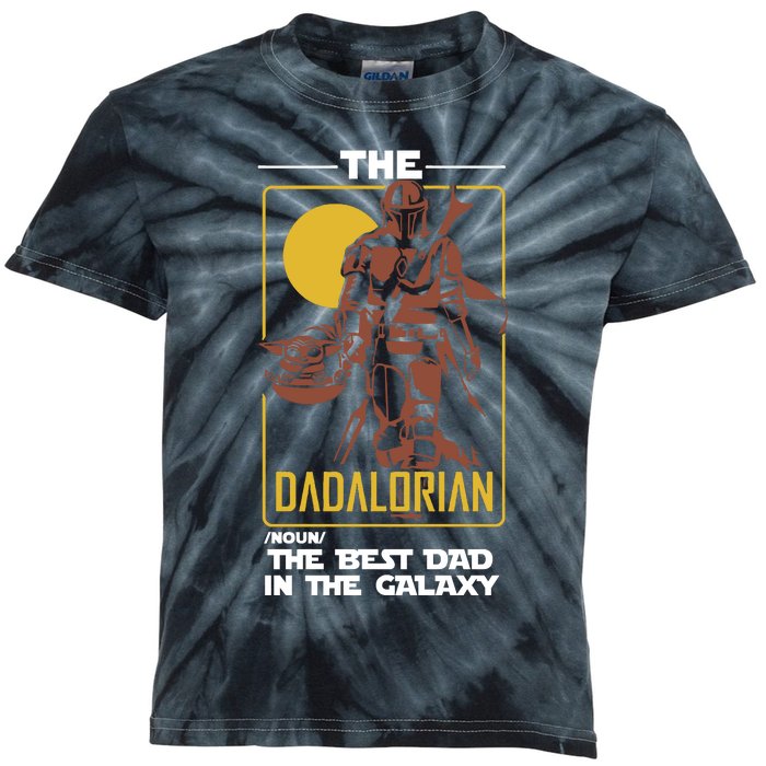 Dadalorian Dad Gift Father's Day Gift For Dad Father's Day Gift Kids Tie-Dye T-Shirt