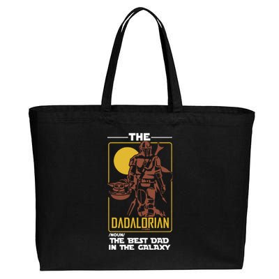 Dadalorian Dad Gift Father's Day Gift For Dad Father's Day Gift Cotton Canvas Jumbo Tote