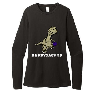 Dinosaur Daddysaurus Gift Womens CVC Long Sleeve Shirt