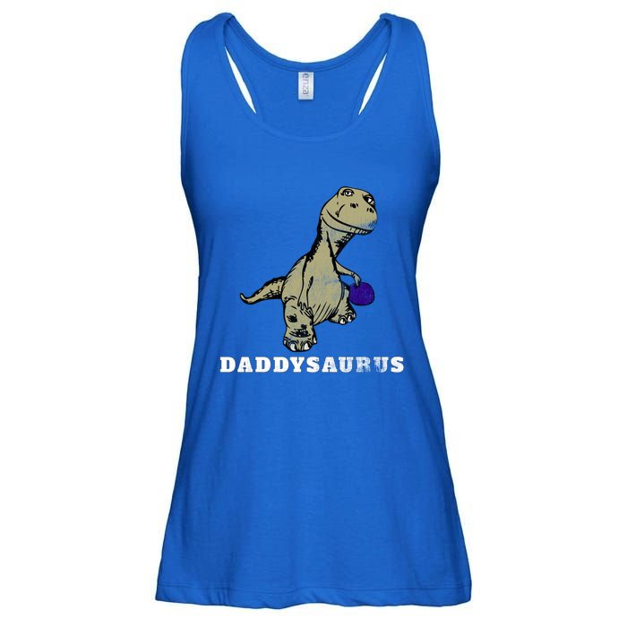 Dinosaur Daddysaurus Gift Ladies Essential Flowy Tank