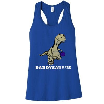 Dinosaur Daddysaurus Gift Women's Racerback Tank