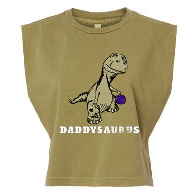 Dinosaur Daddysaurus Gift Garment-Dyed Women's Muscle Tee