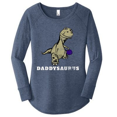 Dinosaur Daddysaurus Gift Women's Perfect Tri Tunic Long Sleeve Shirt