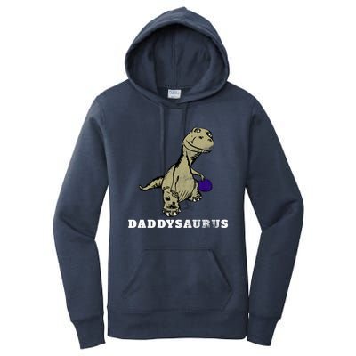 Dinosaur Daddysaurus Gift Women's Pullover Hoodie