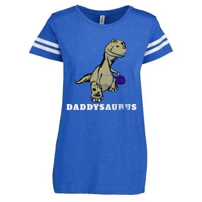 Dinosaur Daddysaurus Gift Enza Ladies Jersey Football T-Shirt