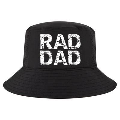 Distressed Dad Gift Retro FatherS Day Quote Vintage Rad Dad Gift Cool Comfort Performance Bucket Hat