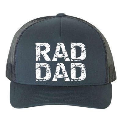 Distressed Dad Gift Retro FatherS Day Quote Vintage Rad Dad Gift Yupoong Adult 5-Panel Trucker Hat