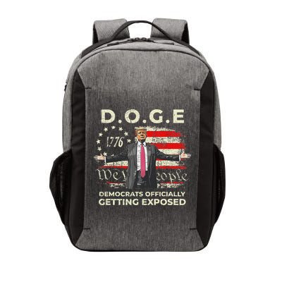 Doge Democrats Getting Exposed Trump 2025 Vector Backpack