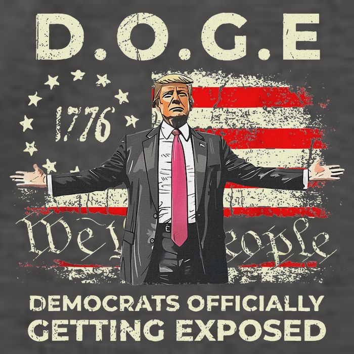 Doge Democrats Getting Exposed Trump 2025 Vector Backpack