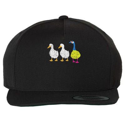 Duck Duck Goose Silly Goose For Kids Or Wool Snapback Cap