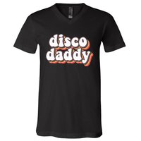 Disco Daddy Groovy Retro Hippie 70s Disco Outfits V-Neck T-Shirt