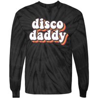 Disco Daddy Groovy Retro Hippie 70s Disco Outfits Tie-Dye Long Sleeve Shirt