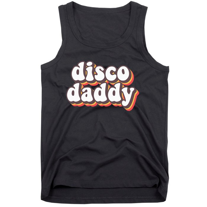 Disco Daddy Groovy Retro Hippie 70s Disco Outfits Tank Top