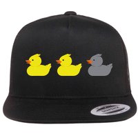 Duck Duck Grey Duck Funny Minnesota Flat Bill Trucker Hat