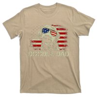 Doodle Dad Goldendoodle American Flag 4th Of July Dog Lover T-Shirt