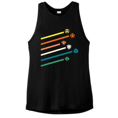 Dnd Dice Gamer Ladies PosiCharge Tri-Blend Wicking Tank