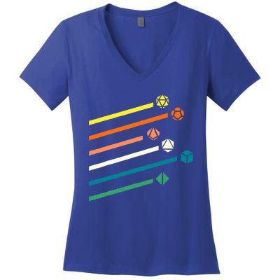 Dnd Dice Gamer Women's V-Neck T-Shirt