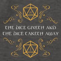 D20 Dice Giveth And Taketh Away Funny Nerdy Vector Backpack