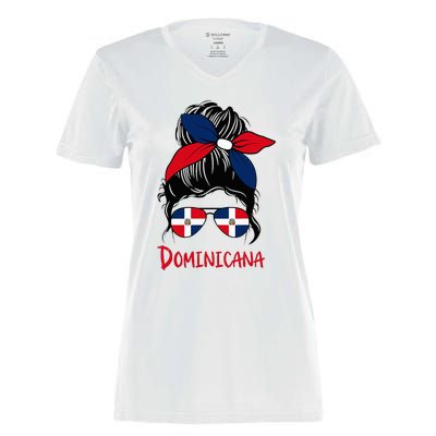 Dominicana Dominican Girl Republica Dominicana Republic Women's Momentum V-Neck T-Shirt