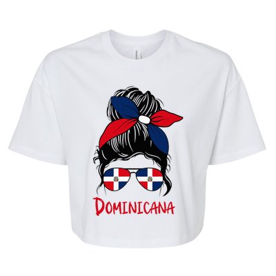 Dominicana Dominican Girl Republica Dominicana Republic Bella+Canvas Jersey Crop Tee