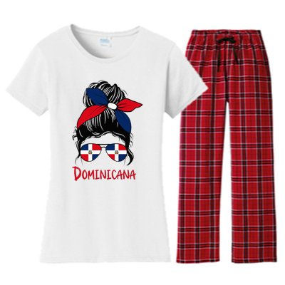 Dominicana Dominican Girl Republica Dominicana Republic Women's Flannel Pajama Set